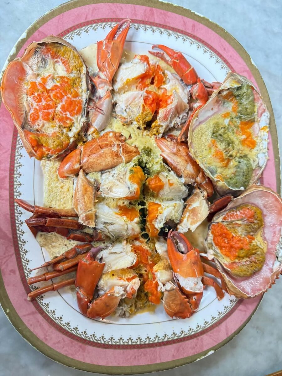 เมนูอาหารทะเลของร้านกินลม ชมปลา